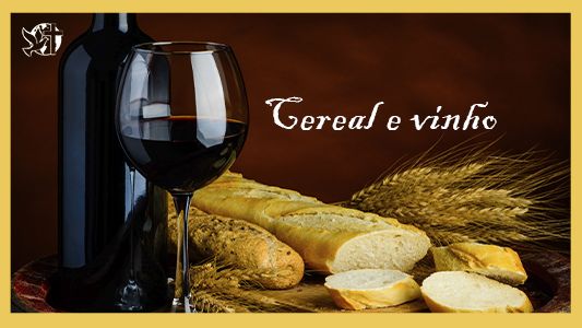 Levante-se Motivacional - Cereal e vinho.