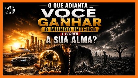 Jesus Vai Voltar - O que adianta você ganhar o mundo inteiro e perder a sua alma? 14.08.2026